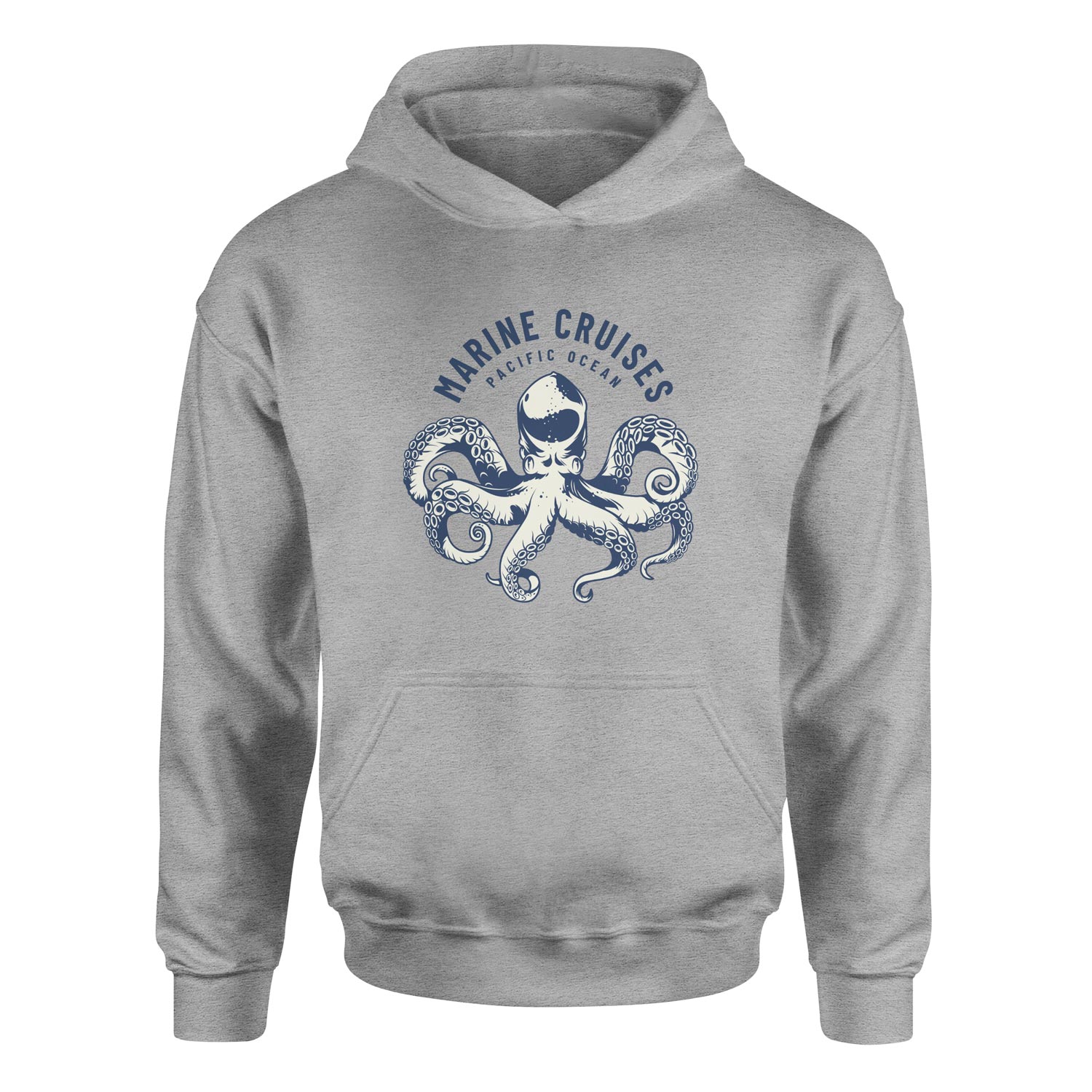 Marine Cruises Pacific Denizci Hoodie M - Gri