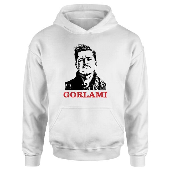 Gorlami | Brad Pitt Hoodie M - Beyaz