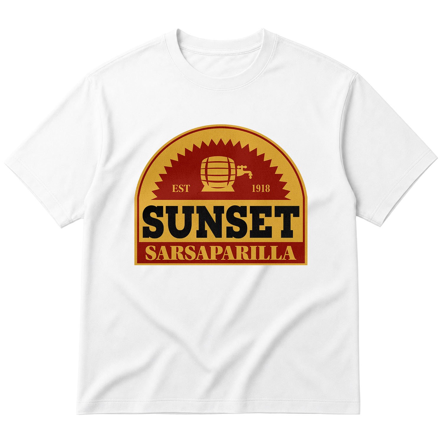 Sunset Sarsaparilla | Fallout Oversize Tişört M - Beyaz