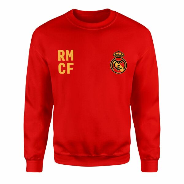 Real Madrid Madridista Edition RMCF Sweatshirt M - Kırmızı