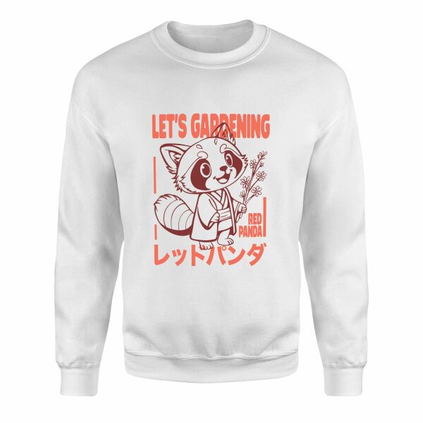 Red Panda Sweatshirt S - Beyaz