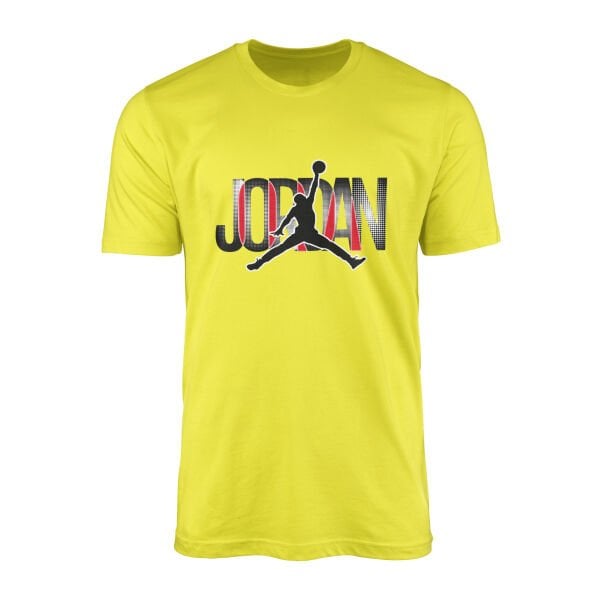 Air Jordan Half-Tone Tişört L - Sarı