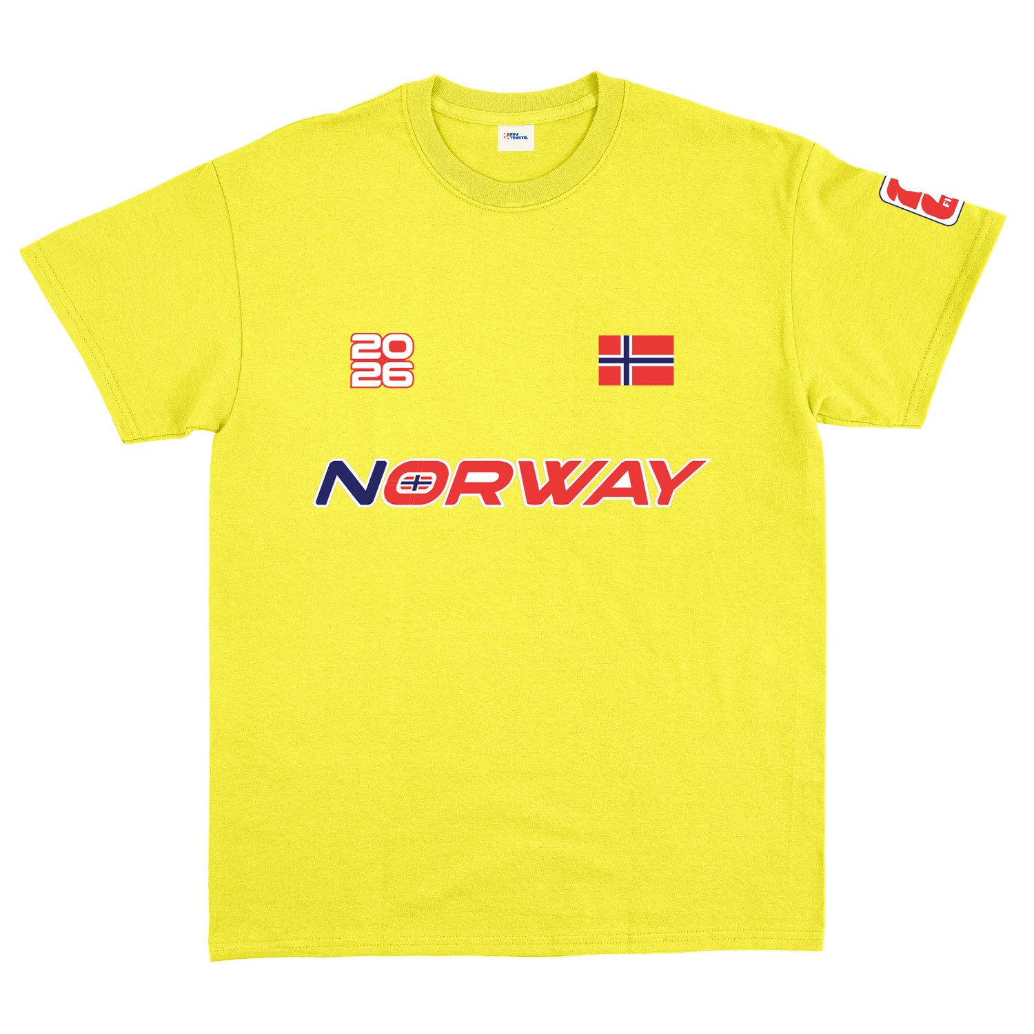 Norveç 2026 Tişört XL - Sarı