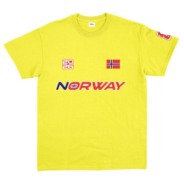Norveç 2026 Tişört XL - Sarı
