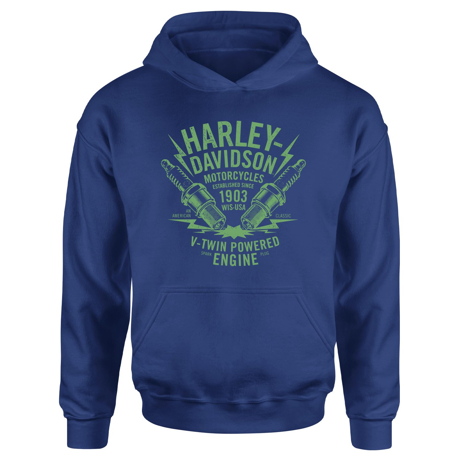 Harley-Davidson XII Hoodie M - İndigo Mavisi