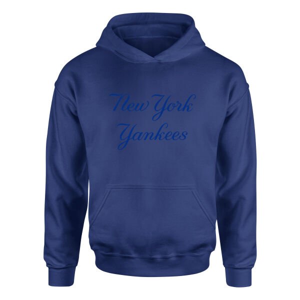 New York Yankees Classic Hoodie M - İndigo Mavisi