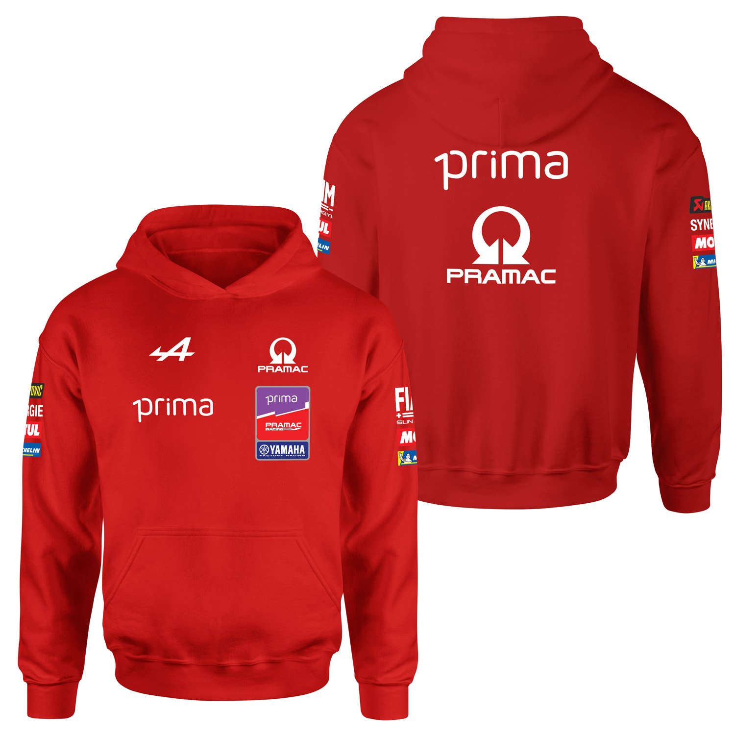 Pramac Racing 2026 Teamline Hoodie XL - Kırmızı