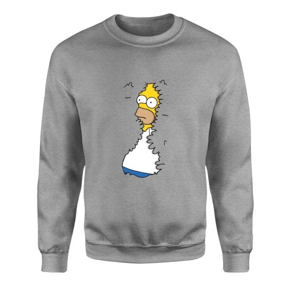 Homer in Hedges | The Simpsons Sweatshirt
