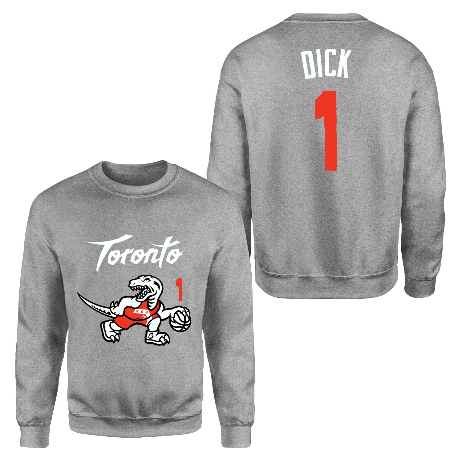 Gradey Dick 1 City Edition Raptors Sweatshirt XL - Gri