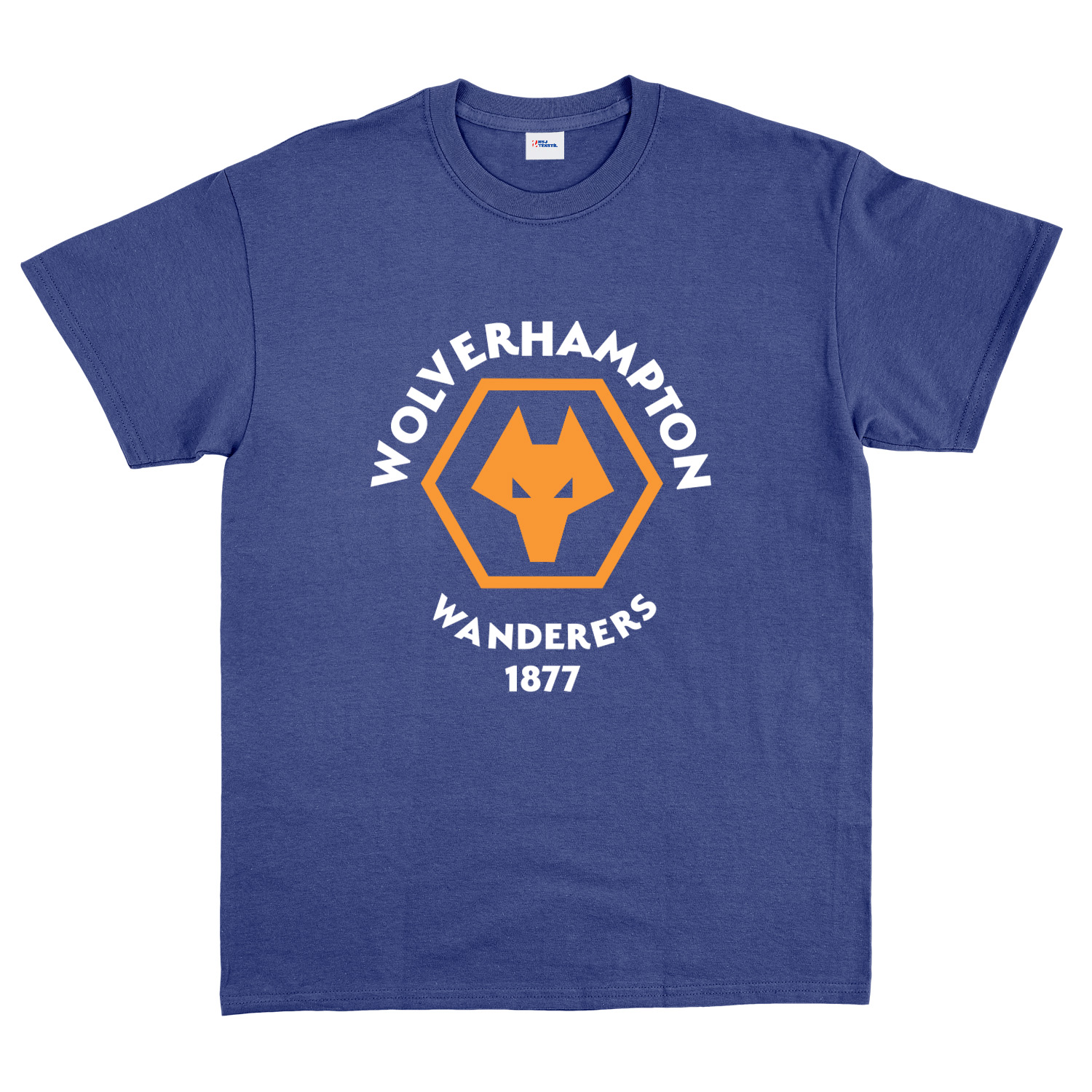 Wolverhampton Wanderers Shield Tişört XL - İndigo Mavisi