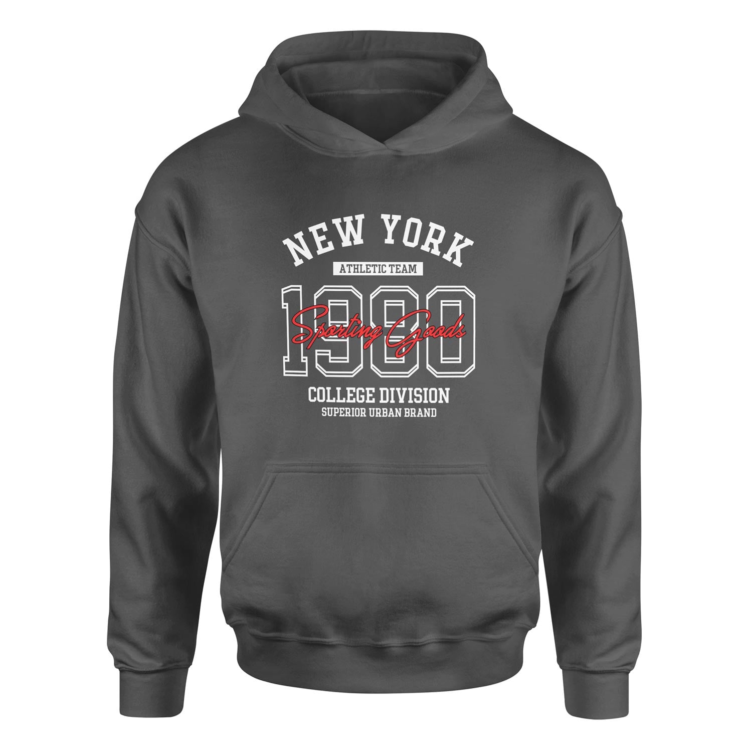 NY Athletic Team SG Hoodie XL - Füme