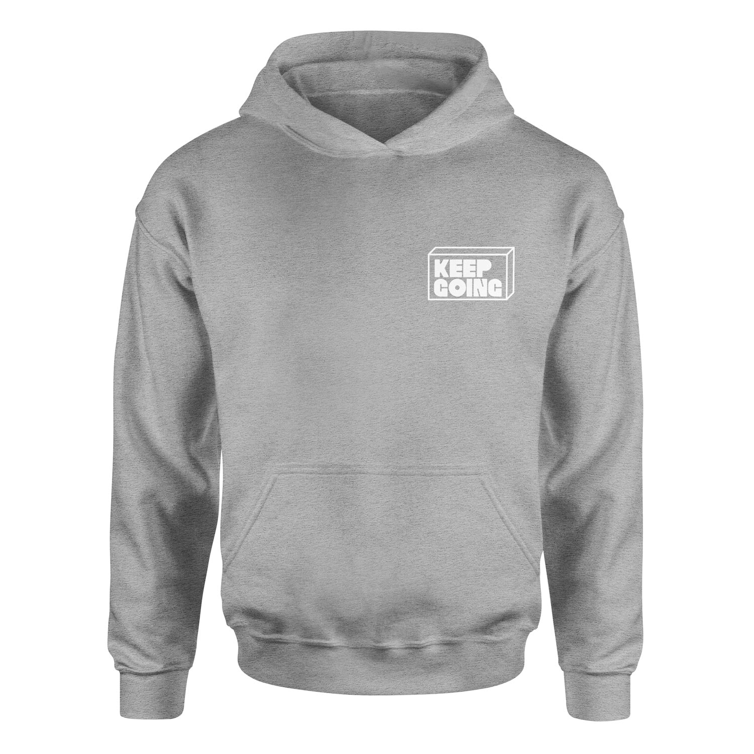 Keep Going Hoodie L - Gri