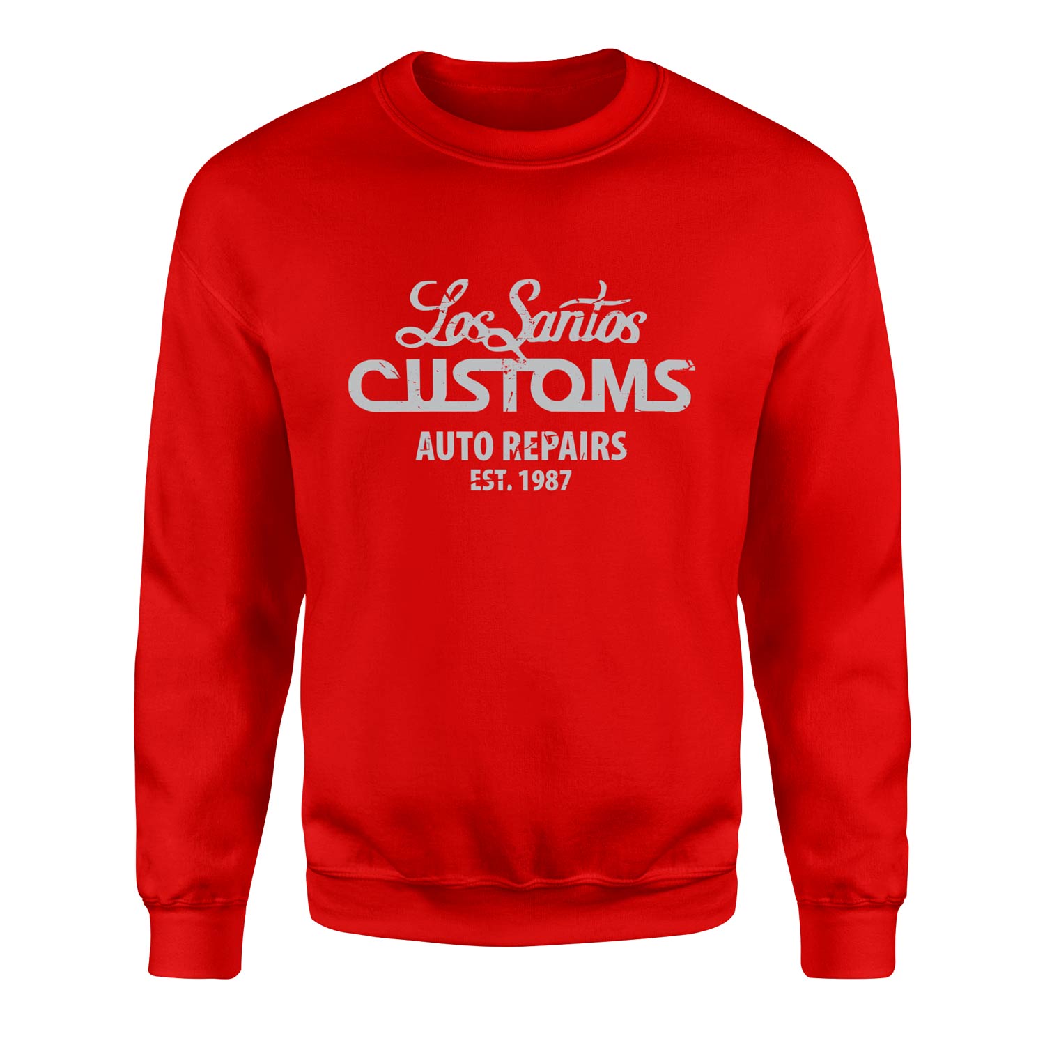Los Santos Customs Sweatshirt XXL - Kırmızı