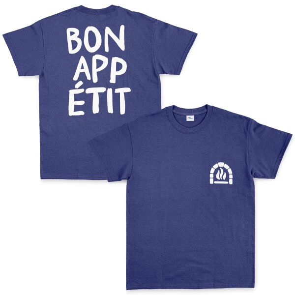 Bon Appétit! Tişört XL - İndigo Mavisi