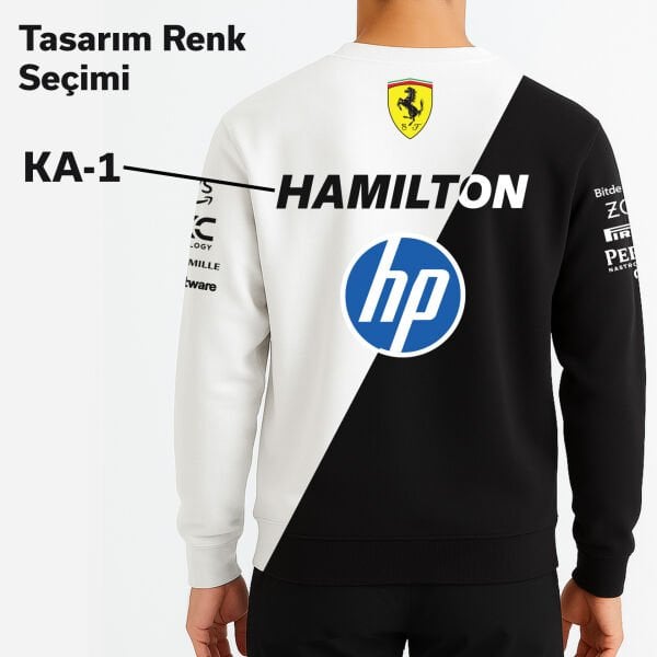 Scuderia Ferrari 2025 Kişiselleştirilebilir Sweatshirt