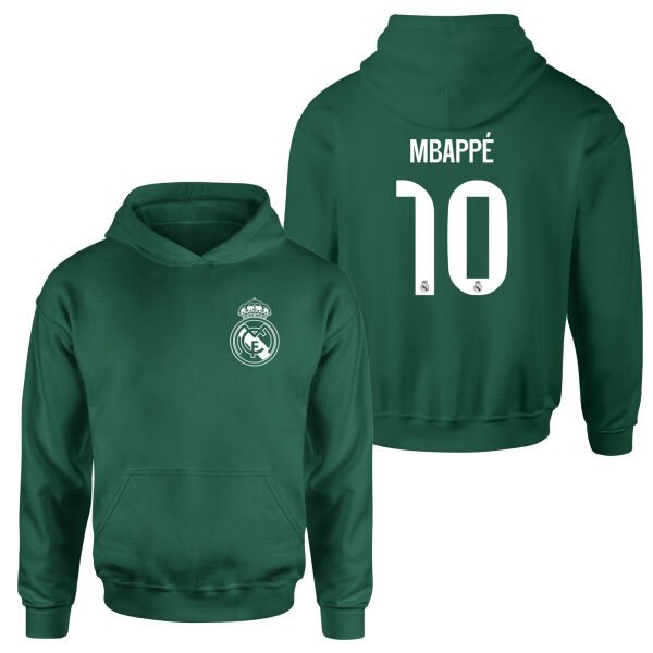 Kylian Mbappe RM WH Forma Hoodie L - Nefti Yeşili