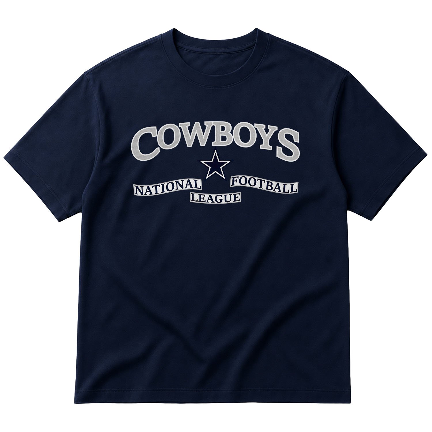 Dallas Cowboys National Football League Oversize Tişört L - İndigo Mavisi