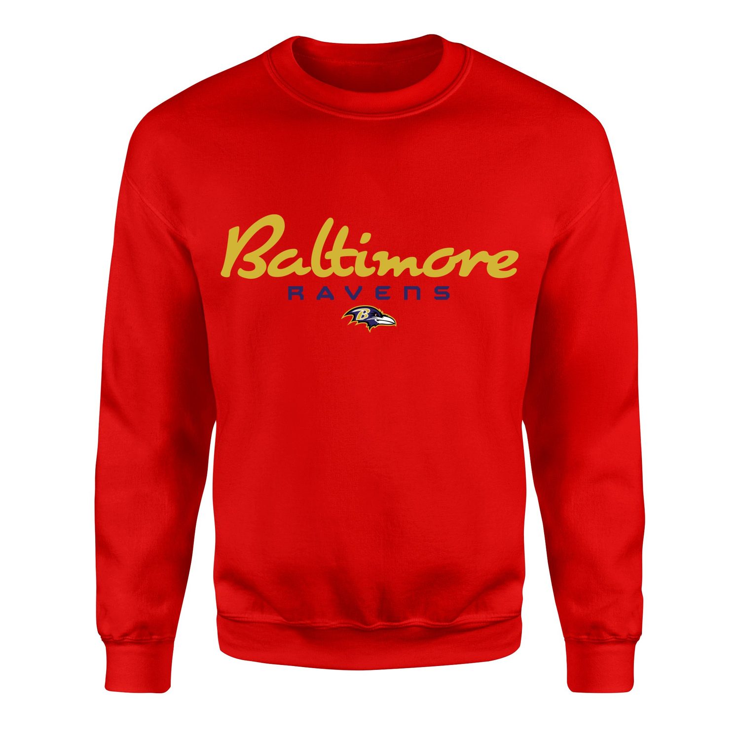 Baltimore Ravens Charm City Sweatshirt M - Kırmızı