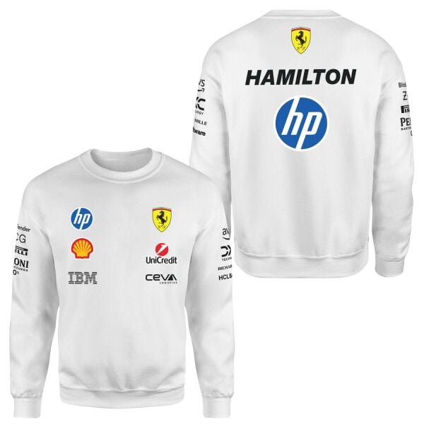 Scuderia Ferrari 2025 Kişiselleştirilebilir Sweatshirt