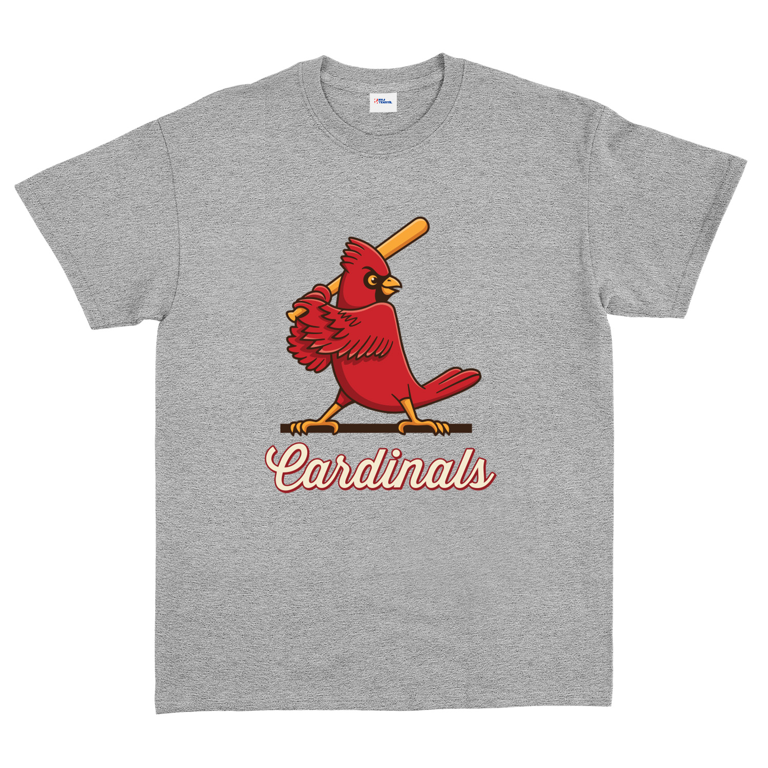 Cardinals Casual Tişört M - Gri