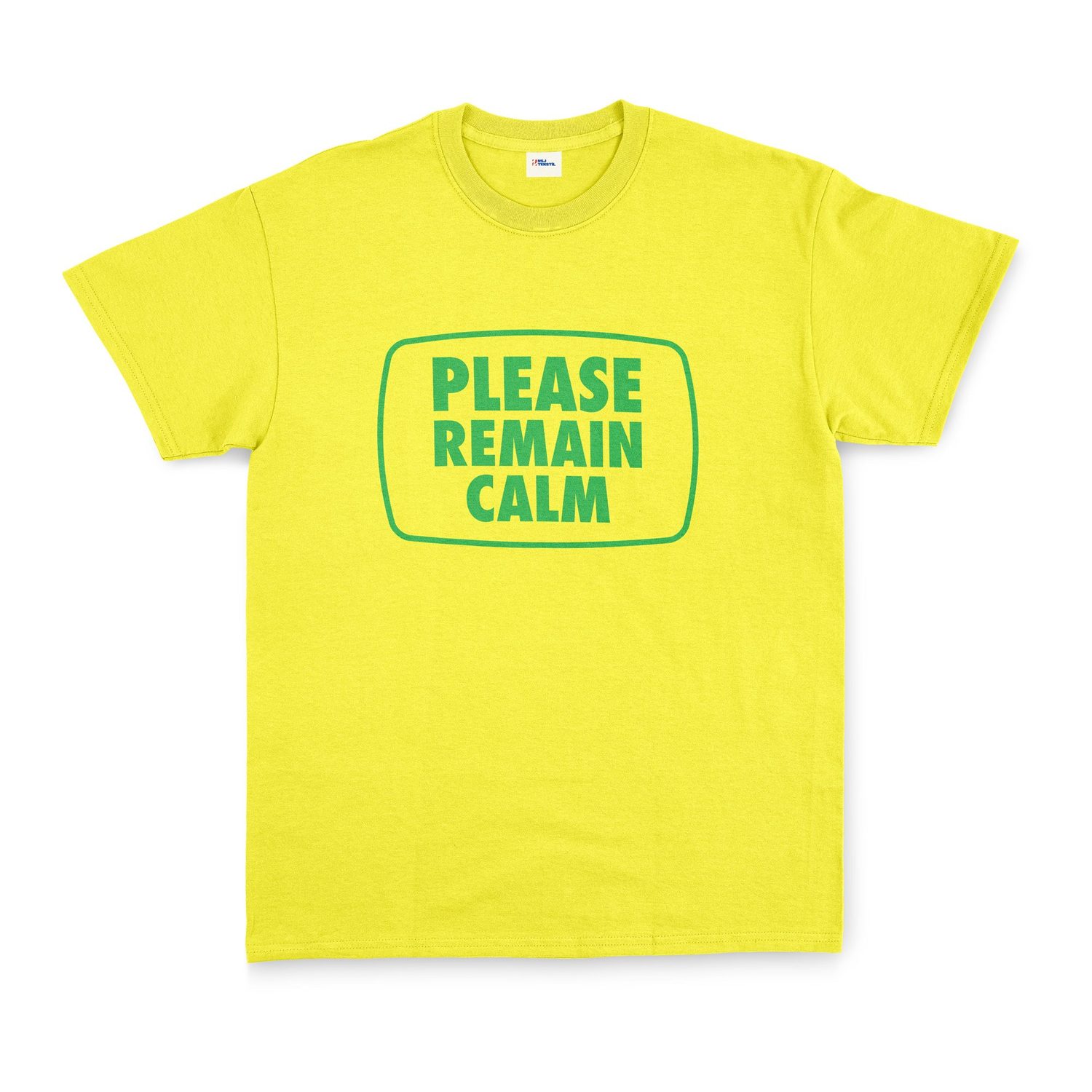 Please Remain Calm | Fallout Tişört L - Sarı