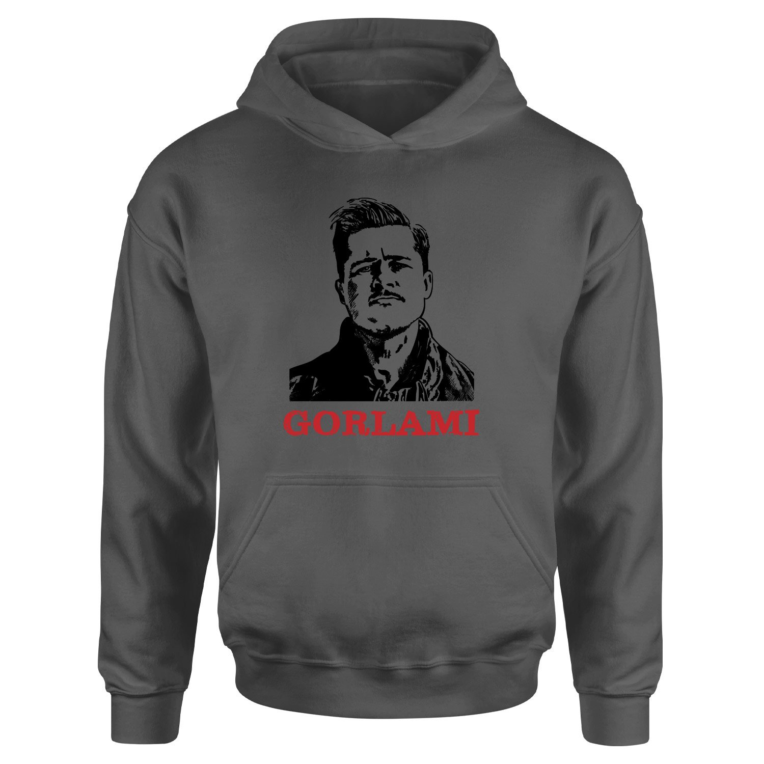Gorlami | Brad Pitt Hoodie S - Füme