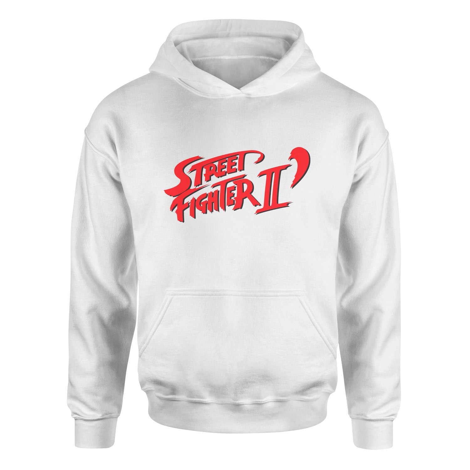 Street Fighter II Hoodie M - Beyaz