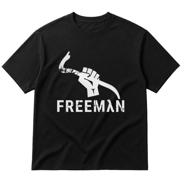 Gordon FREEMAN Crowbar Oversize Tişört S - Siyah
