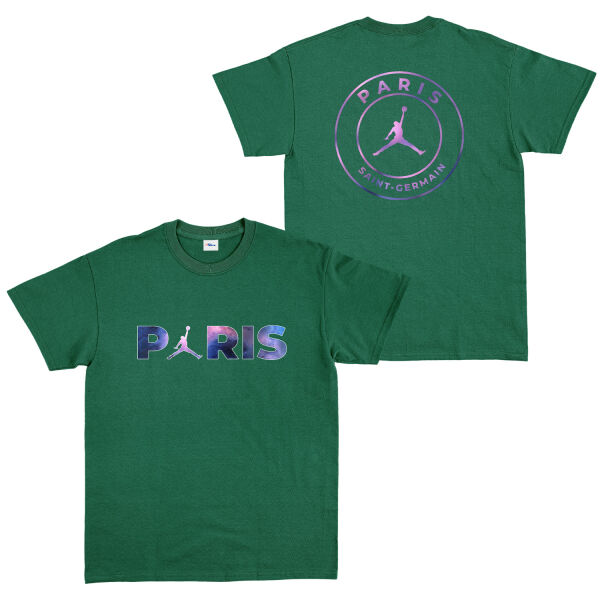 Air Jordan x Paris Saint Germain Space ED Tişört L - Nefti Yeşili