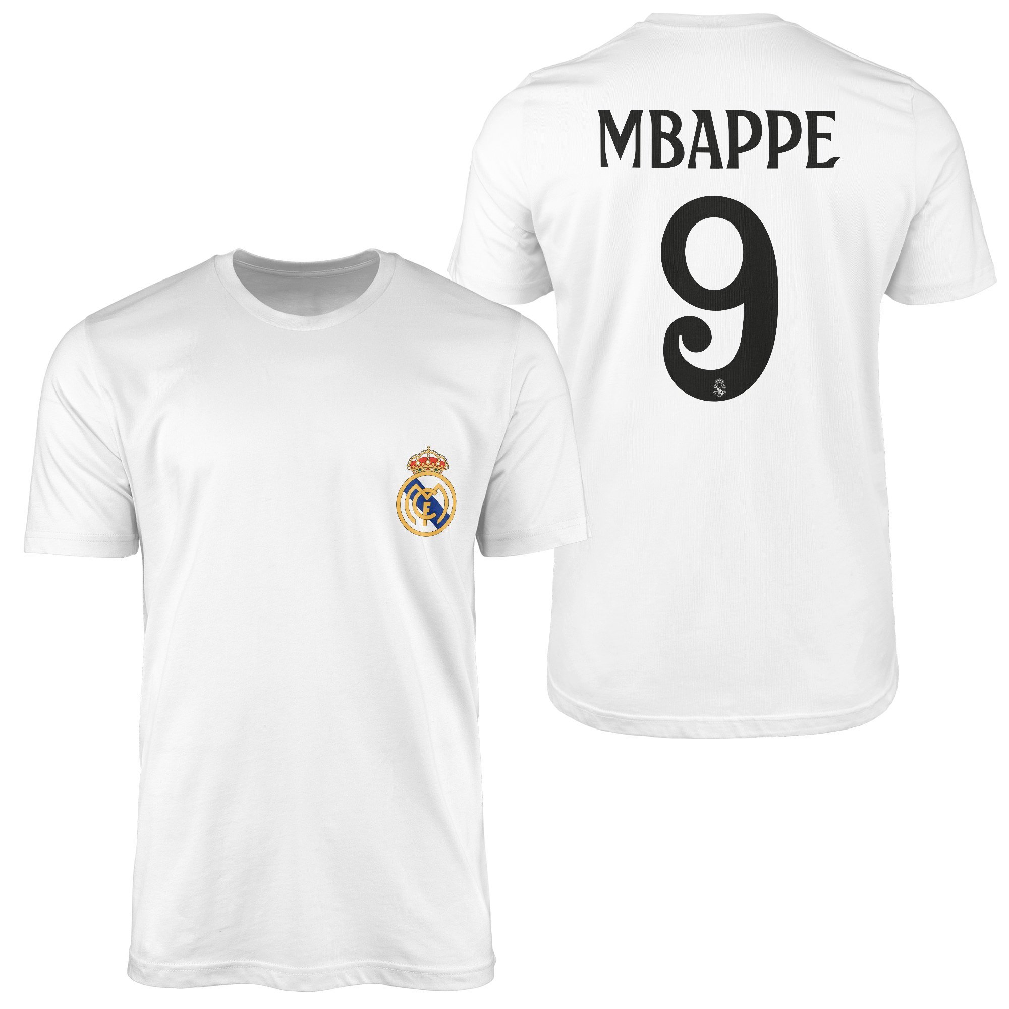 Kylian Mbappe Real Madrid Forma Tişört M - Beyaz