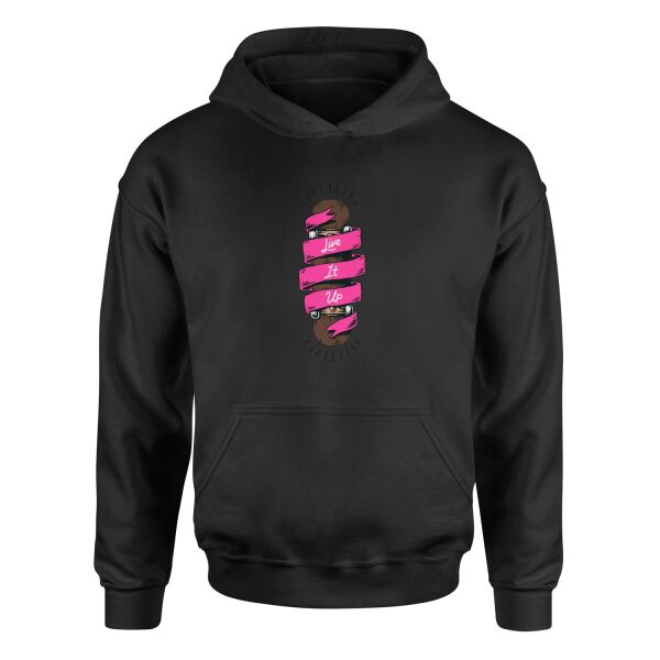 Live It Up Skates V2 Hoodie XL - Siyah