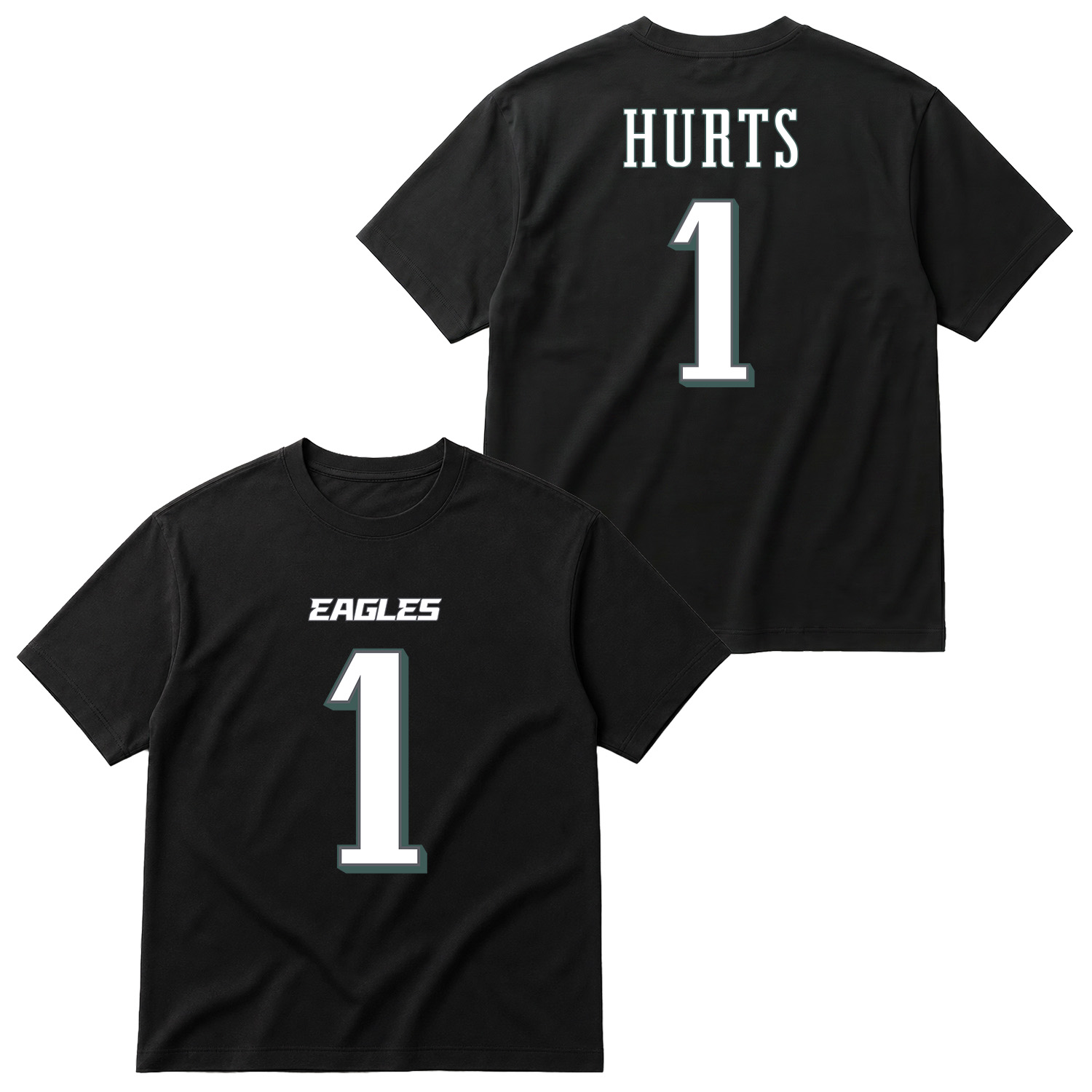 Jalen Hurts Philadelphia Oversize Tişört