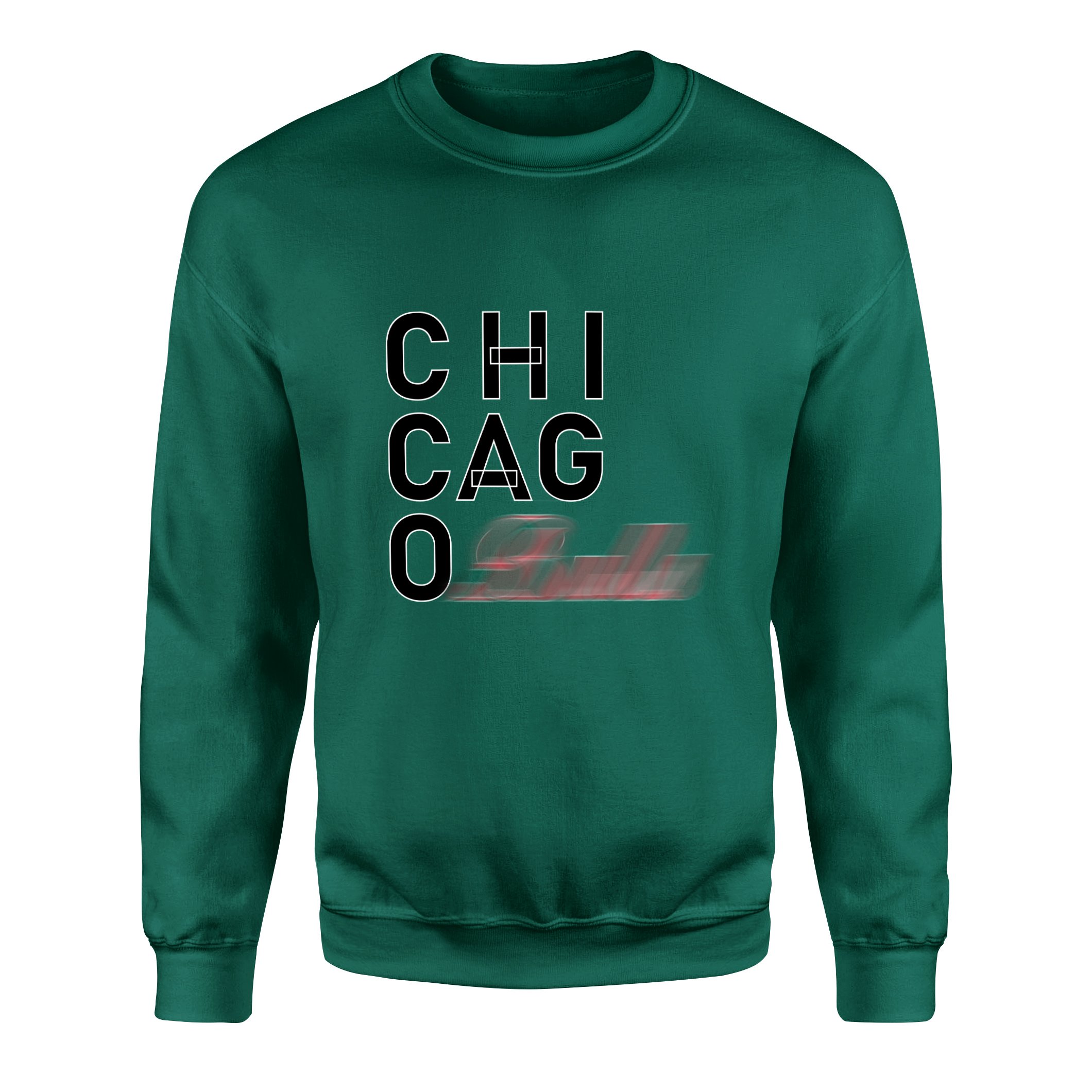 Chicago Sweatshirt L - Nefti Yeşili