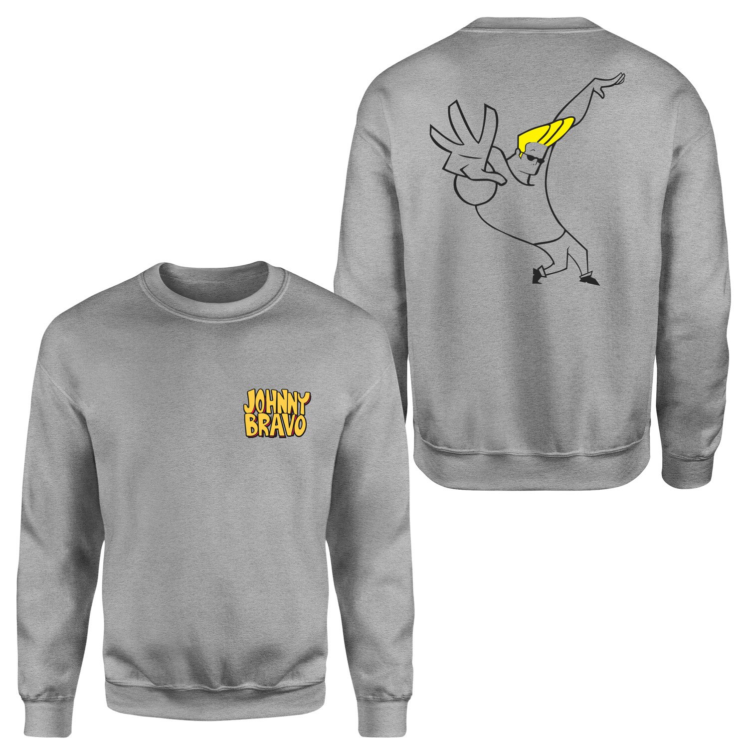 Man I’m Pretty | Johnny Bravo Sweatshirt L - Gri