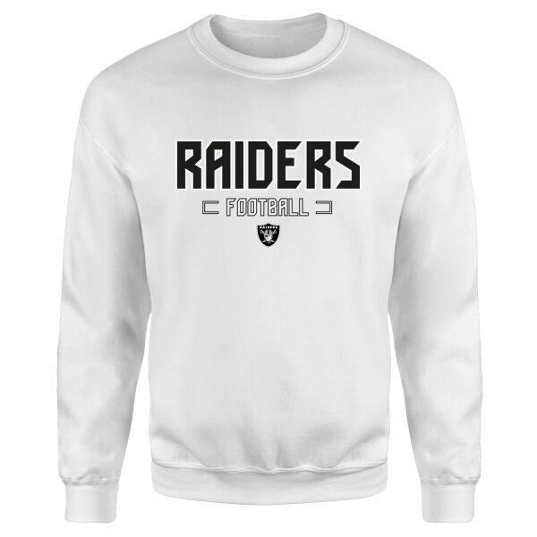 Las Vegas Raiders Football Sweatshirt L - Beyaz