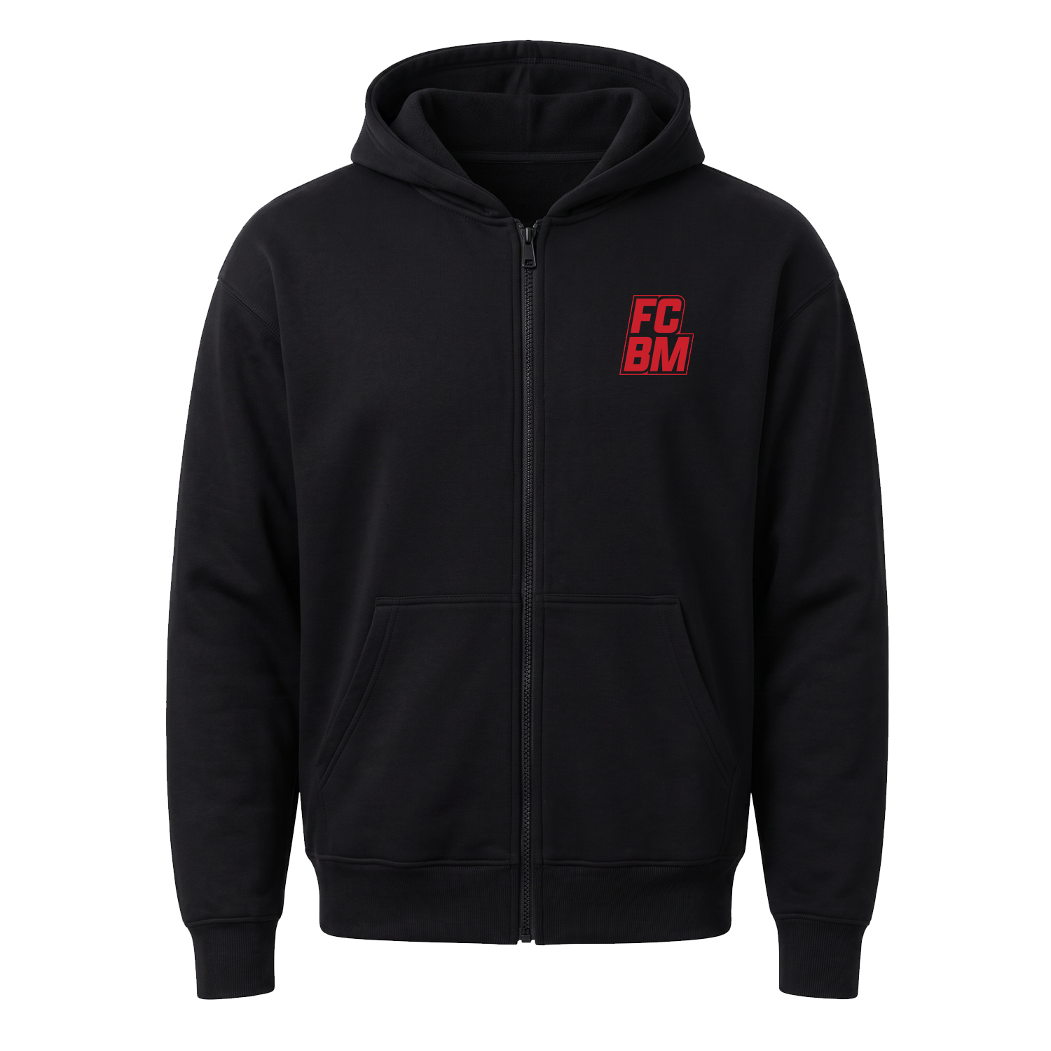 FC Bayern München FCBM Fermuarlı Kapüşonlu Sweatshirt