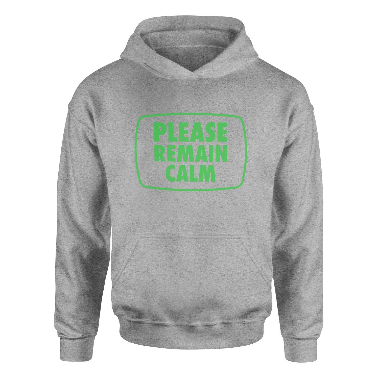 Please Remain Calm | Fallout Hoodie XXL - Gri