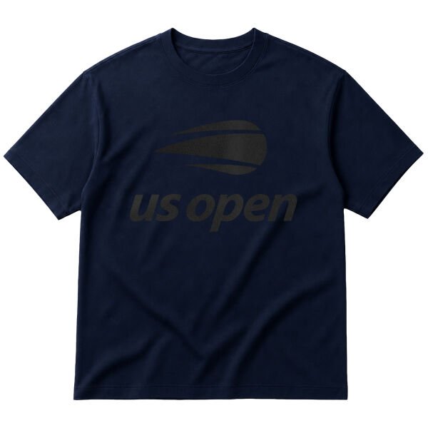 US Open Oversize Tişört L - İndigo Mavisi