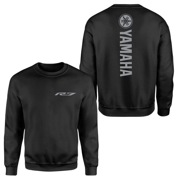 Yamaha R7 Sweatshirt L - Siyah