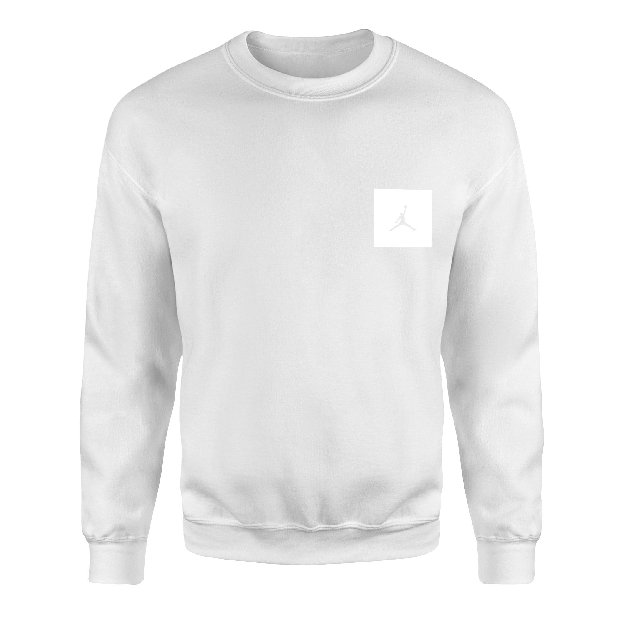 Air Jordan White Patch Sweatshirt M - Beyaz