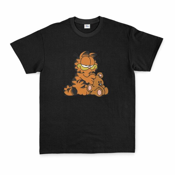 Garfield Tişört S - Siyah