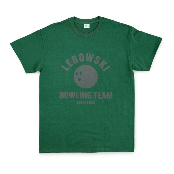 Lebowski Bowling Team Tişört L - Nefti Yeşili