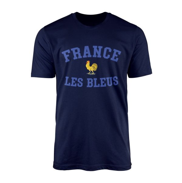 Les Bleus | Fransa B Tişört XL - İndigo Mavisi