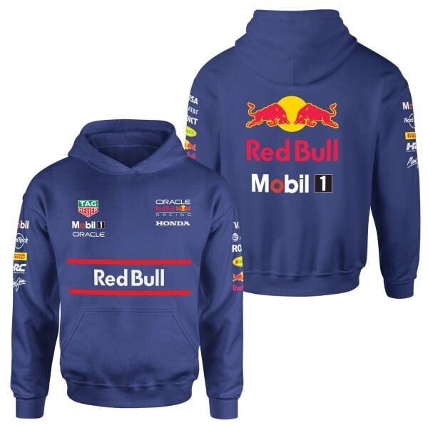 Red Bull Racing Teamline 2025 Hoodie L - İndigo Mavisi | OUTLET