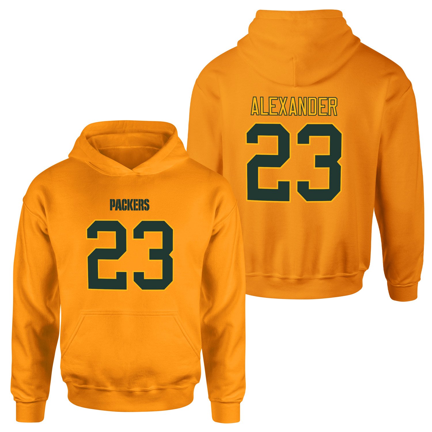 Jaire Alexander Green Bay Packers Hoodie M - Turuncu