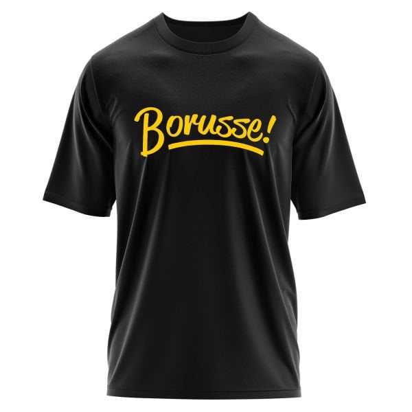 Einmal Borusse, immer Borusse Yellow Oversize Tişört