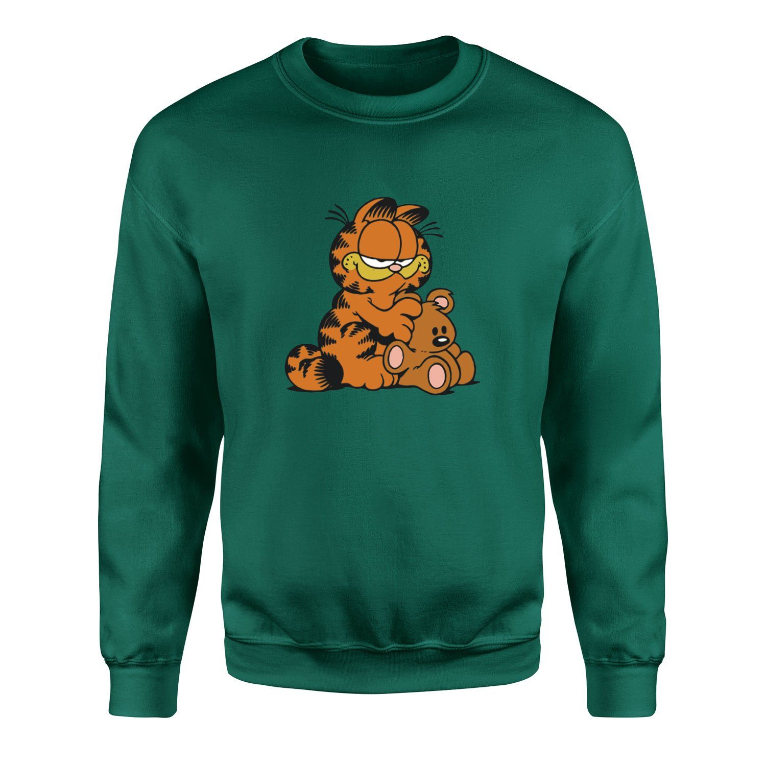 Garfield Sweatshirt XXL - Nefti Yeşili