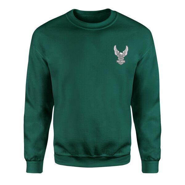 Harley Eagle Sweatshirt L - Nefti Yeşili