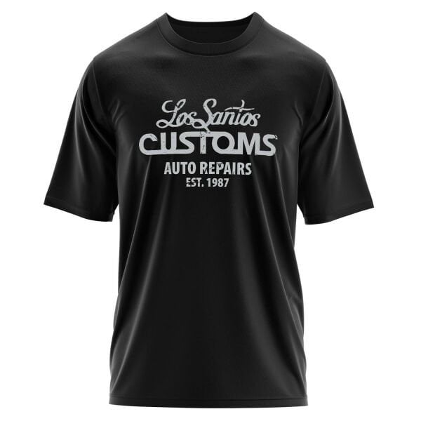 Los Santos Customs Oversize Tişört M - Siyah