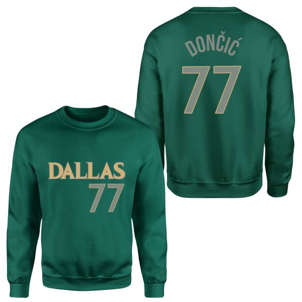 Luka Doncic 77 Forma Sweatshirt M - Nefti Yeşili